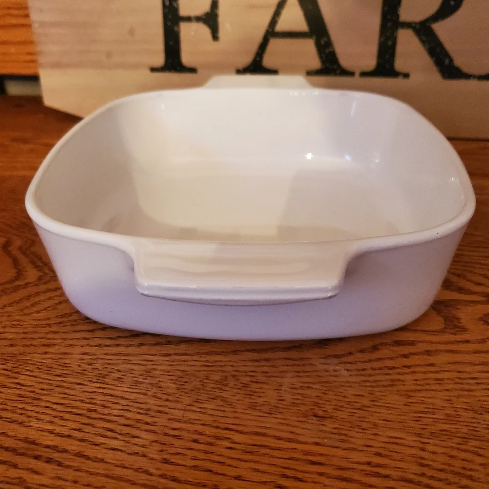 Vintage Corningware Square Blue Cornflower Dish w/o Lid
